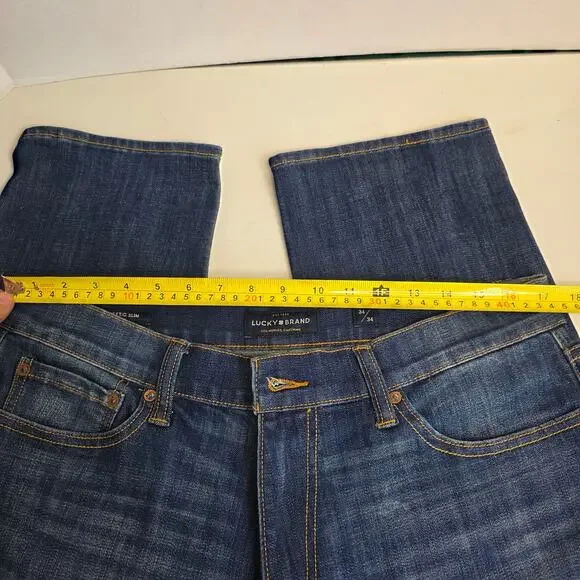 Lucky Brand Jeans 410 Athletic Slim, Men's 34W/34L NWT - Picture 10 of 11